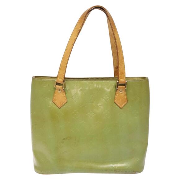 LOUIS VUITTON Monogram Vernis Houston Hand Bag Baby Blue M91005 - Picture 2 of 13